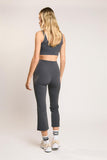 Signature Graphite-Grey Capri Leggings