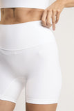 Signature White Seamless Shorts