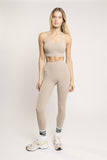 Signature Gravel Cross-Back Crop-Top