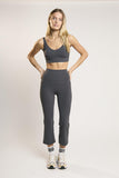 Signature Graphite-Grey Capri Leggings