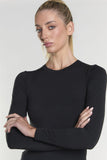 Long Sleeve Bodysuit - Black