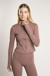 Signature Cognac Full-Zip- Jacket