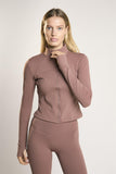 Signature Cognac Full-Zip- Jacket