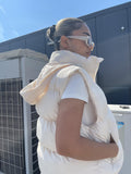 Everywear Cream Puffer Gilet
