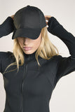 Agon Black Adjustable Baseball Hat