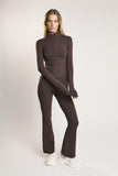 Signature Espresso Half-Zip Top