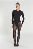 Long Sleeve Bodysuit - Black