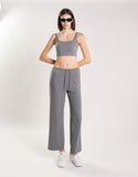 Agon Women's Dark Grey Cropped Top