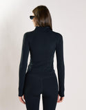 Agon Women's Black Zip Up Jacket