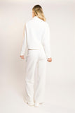 Agon Lounge Off White Wide-Leg Joggers