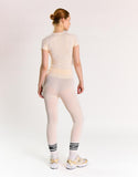 Agon White Activewear Leggings