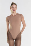 Short Sleeve Bodysuit - Brown