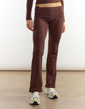 Wide Leg Trousers - Coffee
