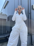Everywear Off-White Parachute Pants
