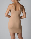 Agon Sand Form-Fitting Mini Dress