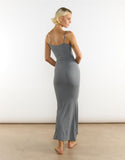 Sleeveless Maxi Dress - Dark Grey Marl