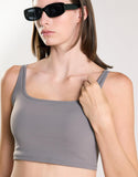 Agon Women's Dark Grey Cropped Top