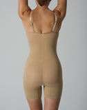 Agon Sand V-Neck Mid-Thigh Playsuit