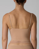 Agon Sand Scalloped Lace Edging Top