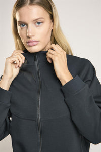 Agon Lounge Black Full-Zip Jacket