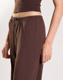 Agon Women's Brown Lightweight Trousers