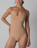 Agon Sand Neutral Body Form-Fitting Bodysuit