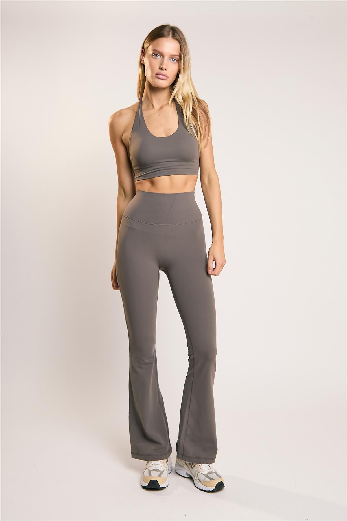 Signature Khaki Flare Leggings