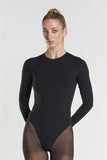 Long Sleeve Bodysuit - Black