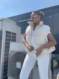 Everywear Cream Puffer Gilet