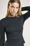 Signature Black Long-Sleeve- Top