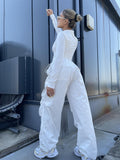 Everywear Off-White Parachute Pants