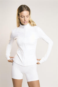 Signature White Define-Full-Zip Jacket