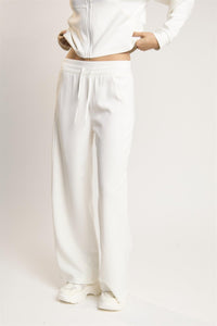 Agon Lounge Off White Wide-Leg Joggers