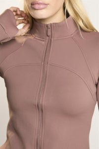 Signature Cognac Full-Zip- Jacket