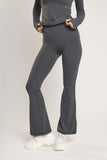 Signature Graphite-Grey Flare-Leggings