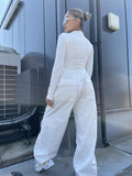 Everywear Off-White Parachute Pants