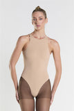 Racerback Bodysuit - Beige