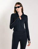 Agon Women's Black Zip Up Jacket