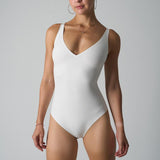 Agon Women's Comfort-Forward White Bodysuit
