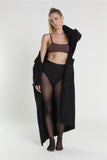 Scoop Neck Bralette - Brown