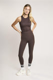 Signature Espresso Round-Neck-Vest Top