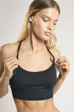 Signature Black Scoop-Neck Crop-Top