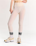 Agon White Activewear Leggings