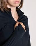 Agon Women's Black Zip Up Jacket