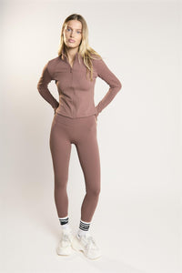 Signature Cognac Full-Length Leggings