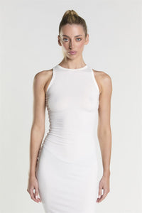 Racerback Maxi Dress - White