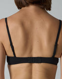 Agon Black Lace-Trimmed Bra