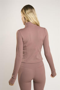 Signature Cognac Full-Zip- Jacket