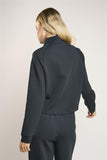 Agon Lounge Black Full-Zip Jacket