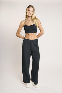 Agon Lounge Black Wide-Leg Joggers